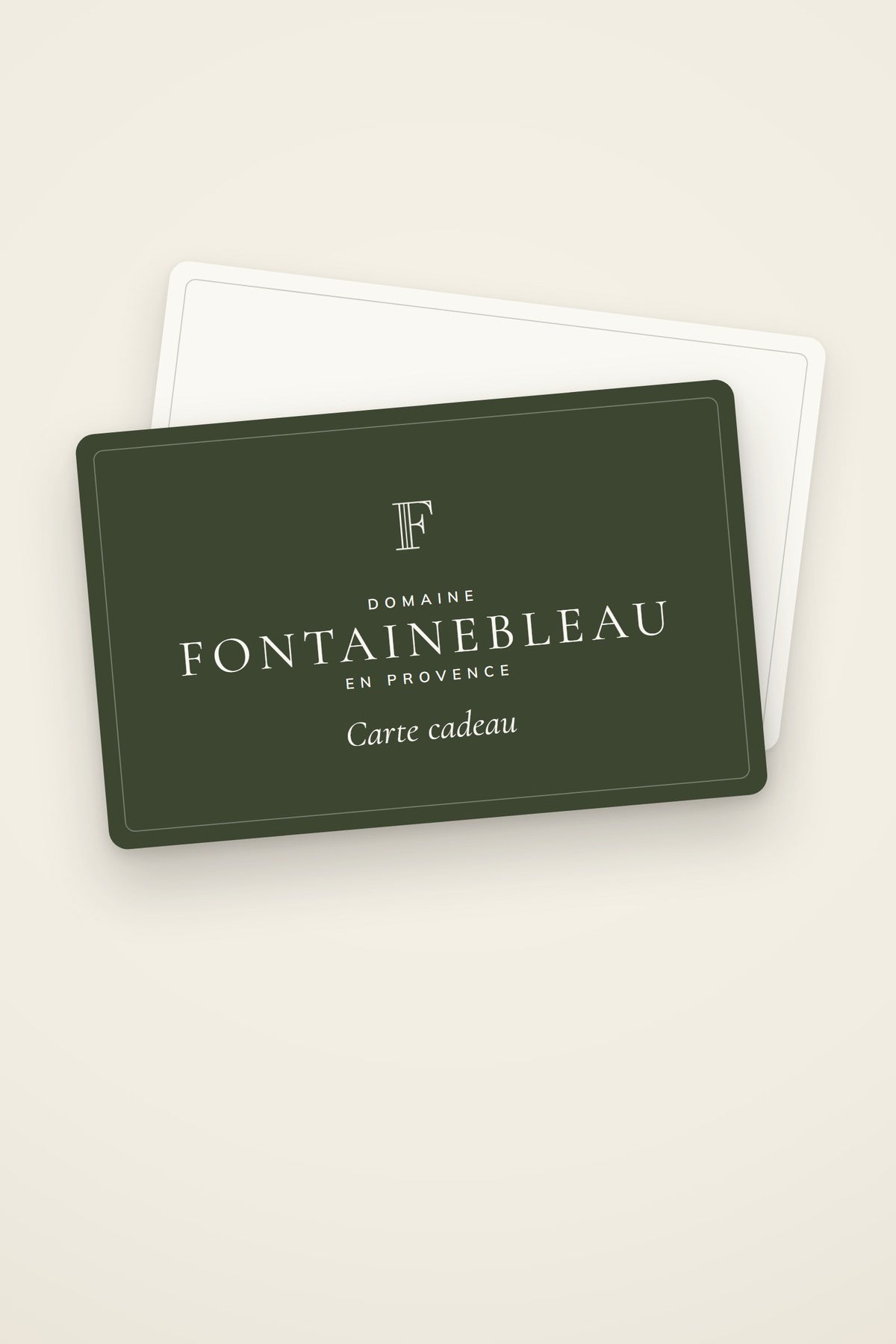Carte cadeau du Domaine Fontainebleau en Provence