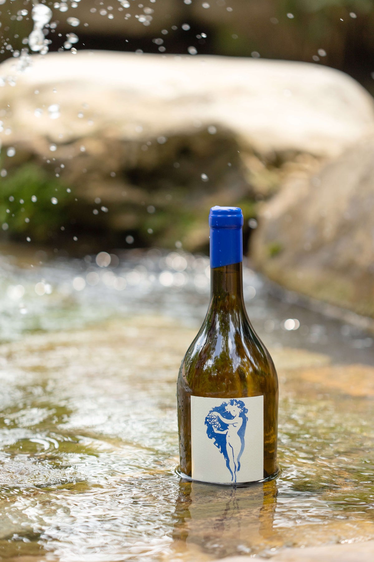 Divina 2025 posée dans l'eau vive d'un ruisseau