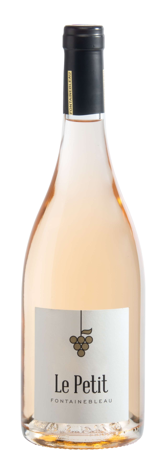 Bouteille du Petit Fontainebleau rosé, collection Cascade
