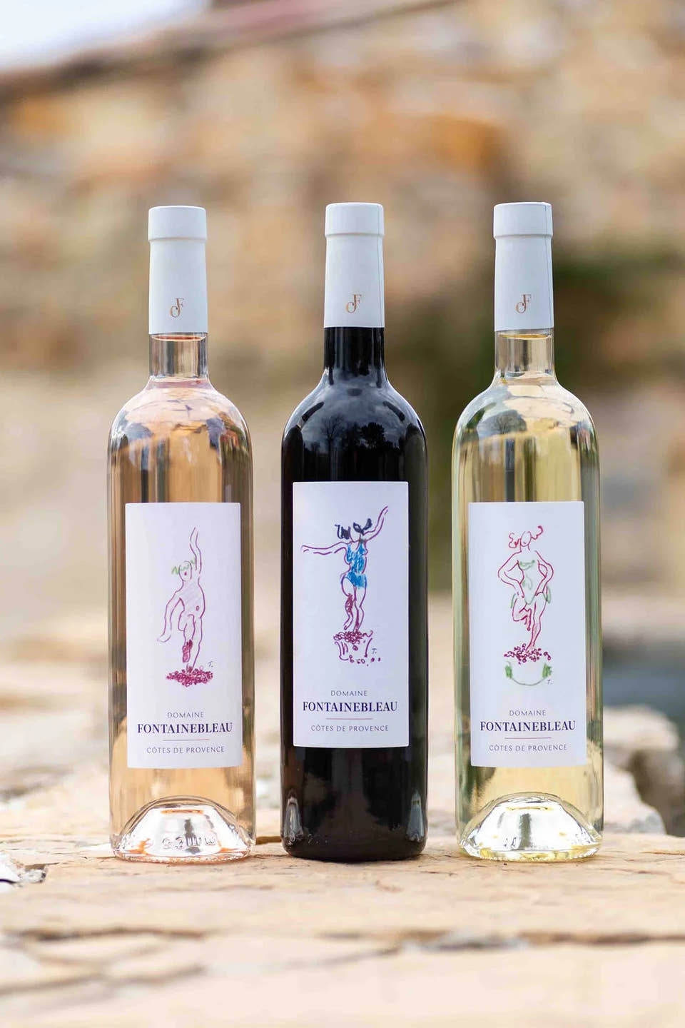 The three colours of the Provence collection